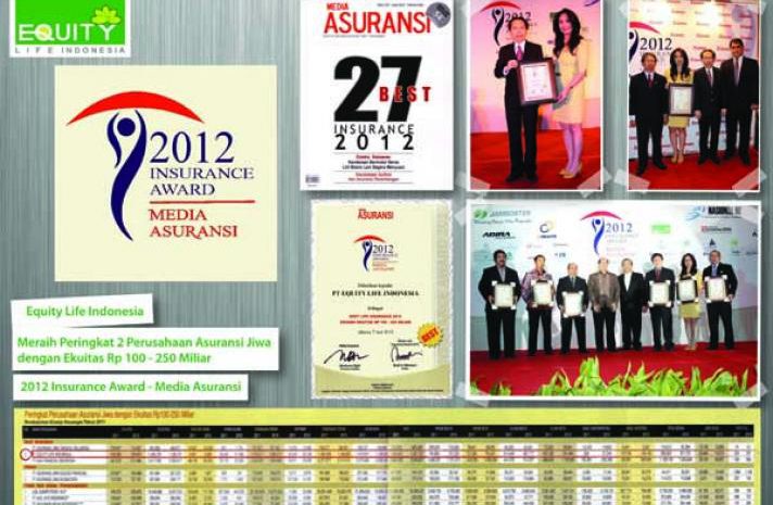  Equity Life Indonesia Raih Best Life Insurance versi Media Asuransi 2012