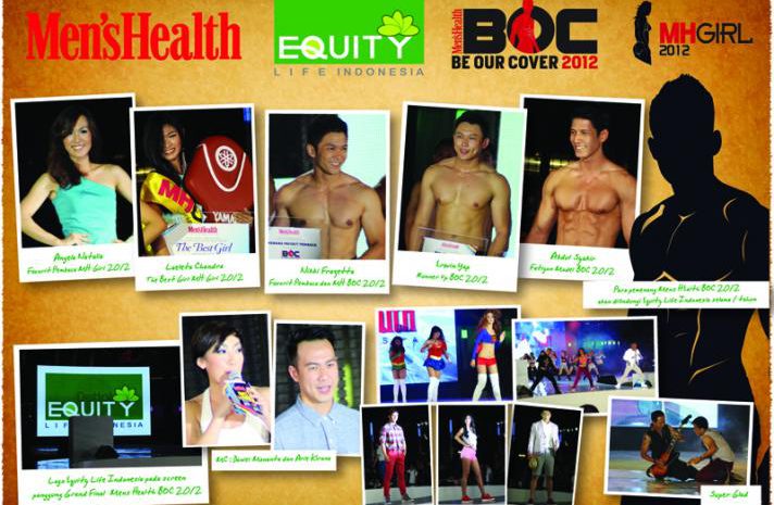  Equity Life Indonesia memberikan perlindungan asuransi jiwa kepada seluruh Pemenang Be Our Cover 2012 Majalah Men’s Health