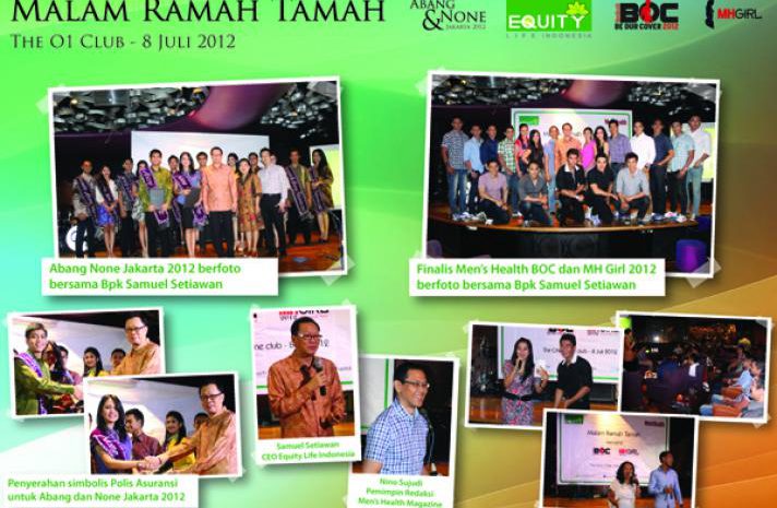  Seluruh Pemenang Abang None Jakarta 2012 Peroleh Perlindungan Asuransi Jiwa Equity Life Indonesia