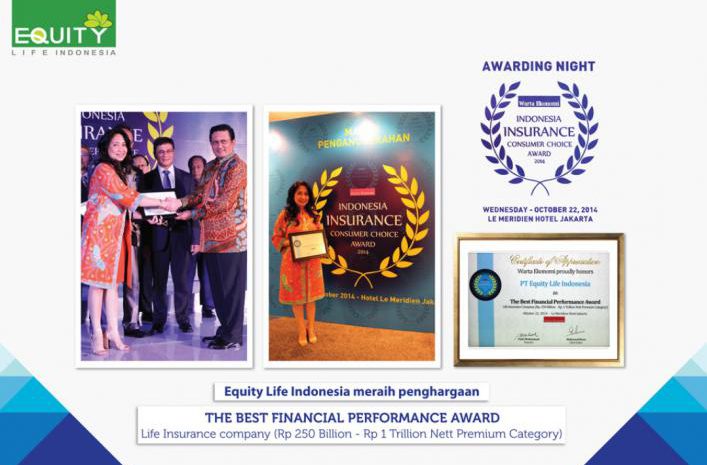  Equity Life Indonesia Sukses Bersaing di Indonesia Insurance Consumer Choice Award