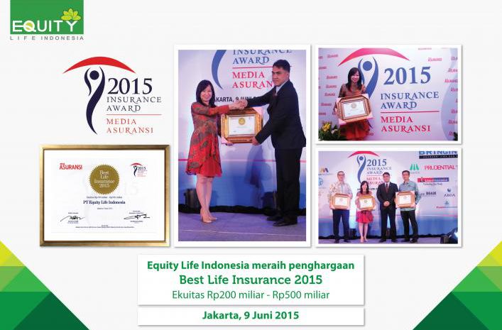  Equity Life Kembali Raih Best Life Insurance